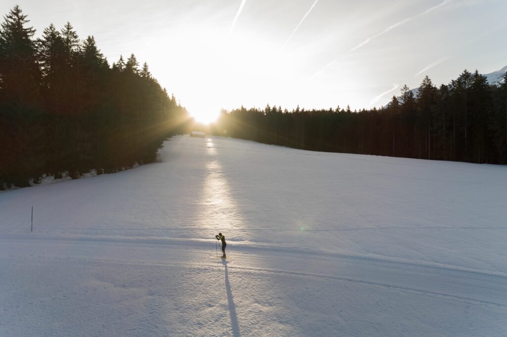 Cross-Country Skiing in Hochfilzen, Pillerseetal