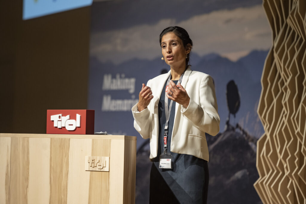 Managing Director Cristina Nuñez Cuesta bei der NECSTour Alpbach 2021