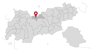 Karte/Verortung Olympiaregion Seefeld