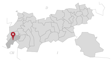 Karte/Verortung - Paznaun-Ischgl