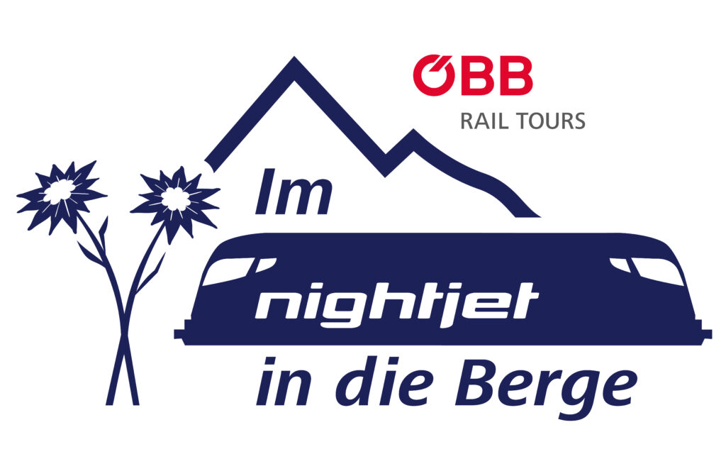 Logo "Im Nightjet in die Berge"