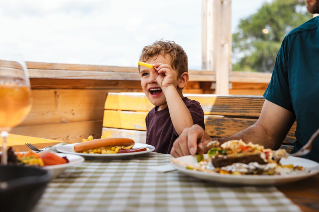 Hütteneinkehr mit Kindern