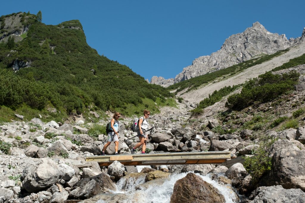 Unterwegs zur Muttekopfhütte in Imst