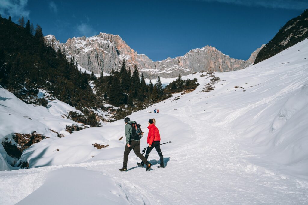 kurz vor der Wettersteinhütte in Leutasch