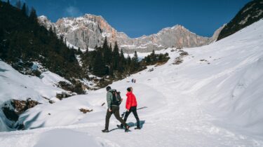 kurz vor der Wettersteinhütte in Leutasch