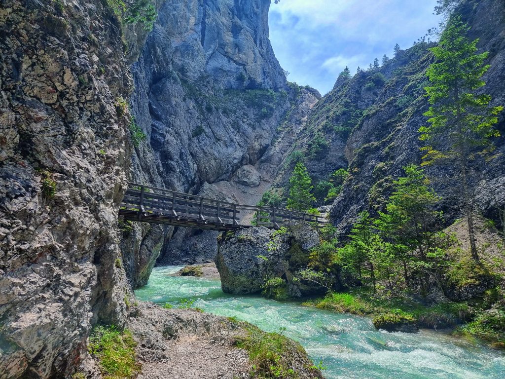 Die eindrucksvolle Gleirschklamm in der Region Seefeld