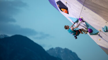 Jakob Schubert beim IFSC Kletter-Weltcup Innsbruck