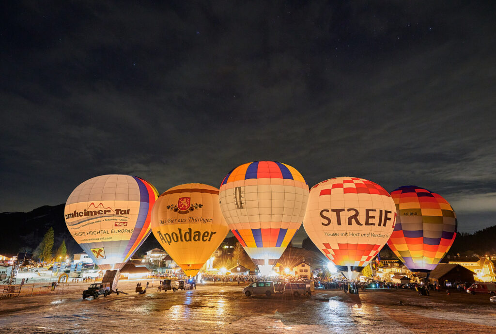 Ballonglühen Tannheimer Tal