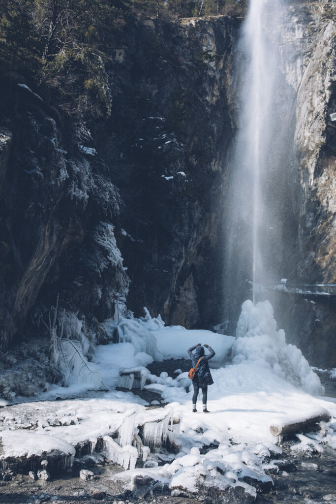 Mystical: Zammer Lochputz in winter