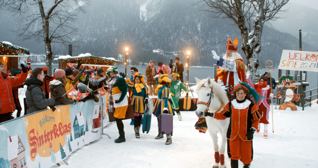 Aankomst van Sinterklaas in Tirol