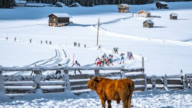 Dolomitenlauf in traditioneller Natur- und Kulturlandschaft