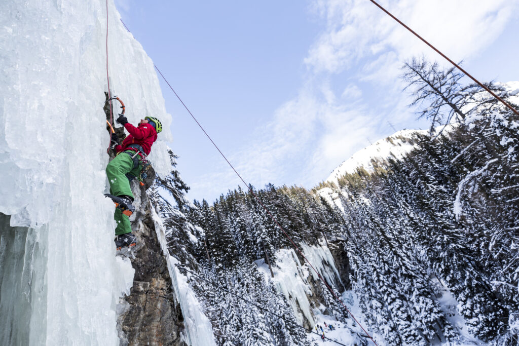 Eisklettern in Matrei in Osttirol