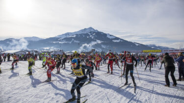 Koasaläufer vor dem Kitzbüheler Horn