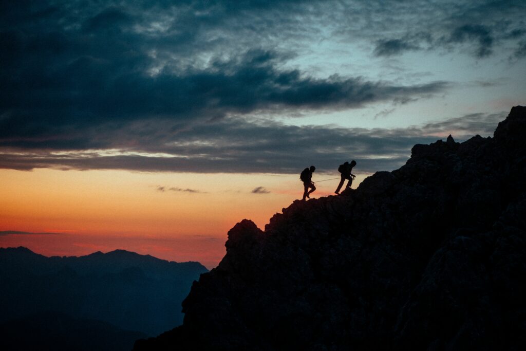 Bergsteigen auf der Nordkette
