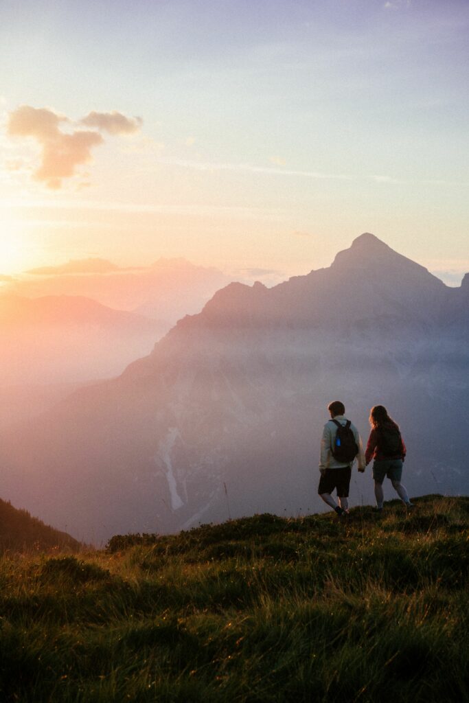 Aussicht genießen in Neustift im Stubaital