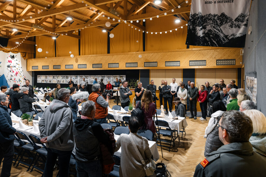 Eröffnung der Ausstellung über das Bergführerwesen im Kaunertal von Martin Frey