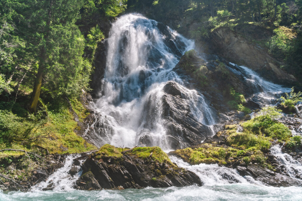 Schleierwasserfall in Kals