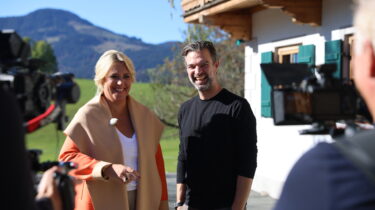 Moderatorin Anja Viktoria Autenrieth und Jakob Seeböck