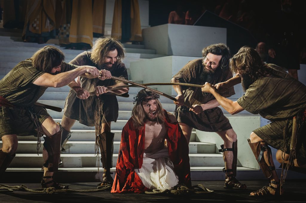 Die Geißelung Jesu – gespielt von Christoph Esterl.