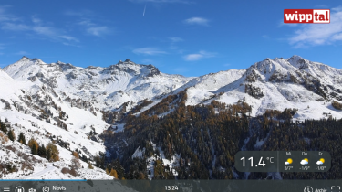 Die Webcam am Peer Alm Hochleger auf 1.885 m liefert beeindruckende Live-Bilder und zeigt das Navistal von seiner schönsten Seite.