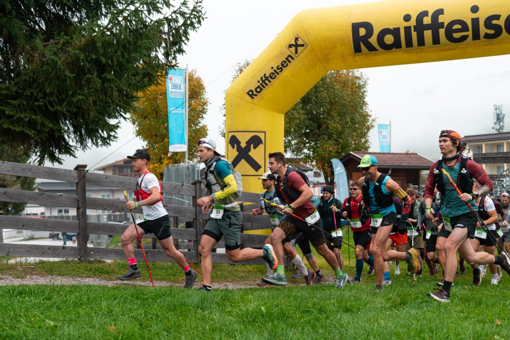 Start der Höhenweg Trophy in Niederau