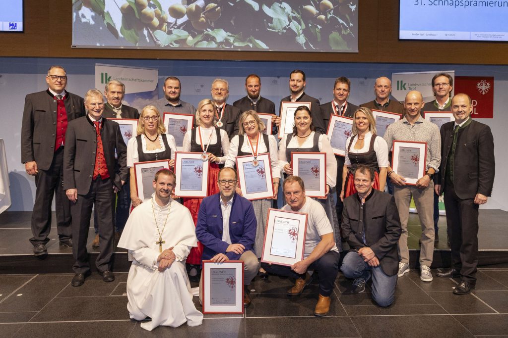 Schnapsprämierungen Bezirk Schwaz 2025