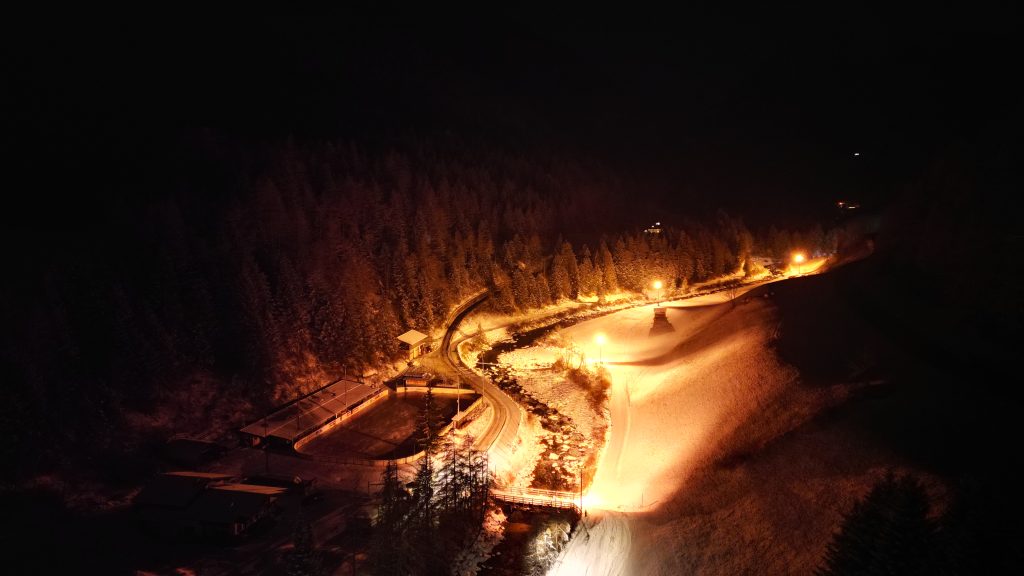 Die beleuchtete Blusenrunde Prägraten in Osttirol/Österreich ist ideal für Langläufer, die nach Einbruch der Dunkelheit eine Erkundungstour machen möchten und bewusst Abgeschiedenheit suchen.