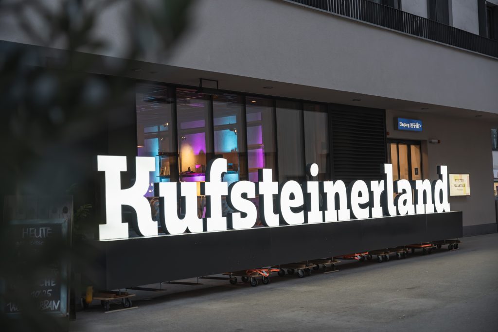 Leuchtschrift Kufsteinerland