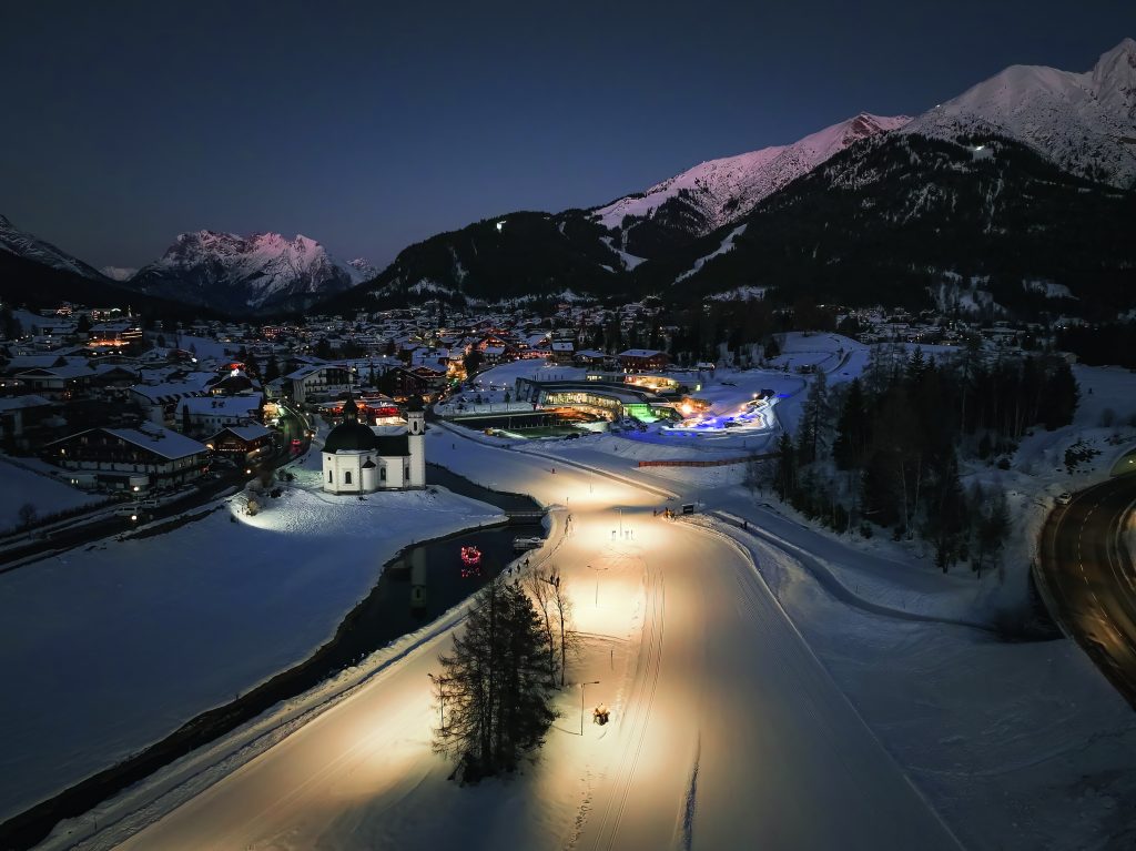 Nachtloipe A1 mit Seekirchl in Seefeld