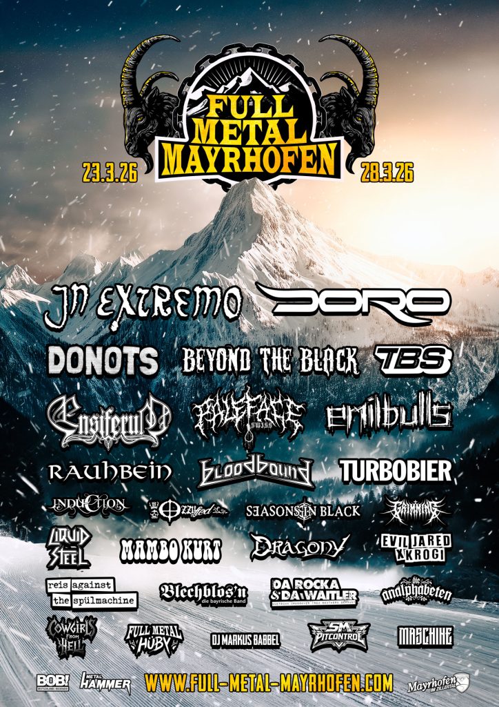 Full Metal Mayrhofen Bandposter