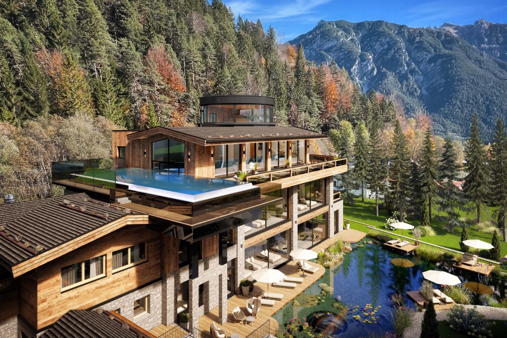 Erweiterter Sky Spa im Verwöhnhotel Kristall am Achensee