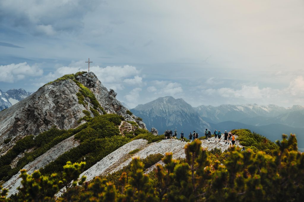 Auf dem Weg zum Haiminger Kreuz