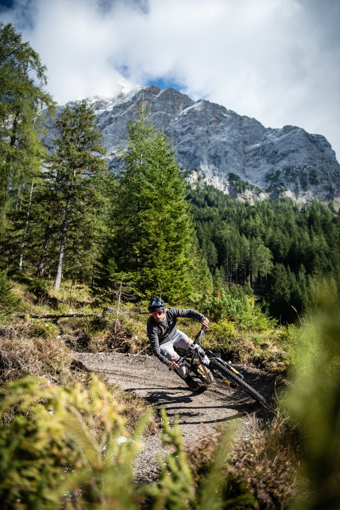 Drei Trails warten im neuen Bike Park Zugspitze