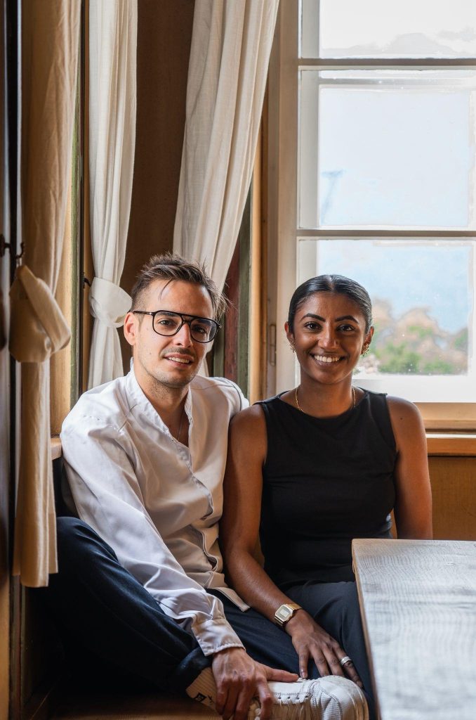 Die Gastgeber Ansitz 12 David Senfter mit Frau Anita