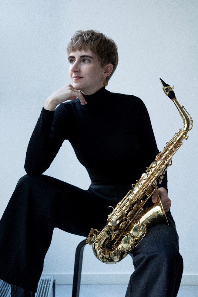 Saxophonistin Anna Nalter