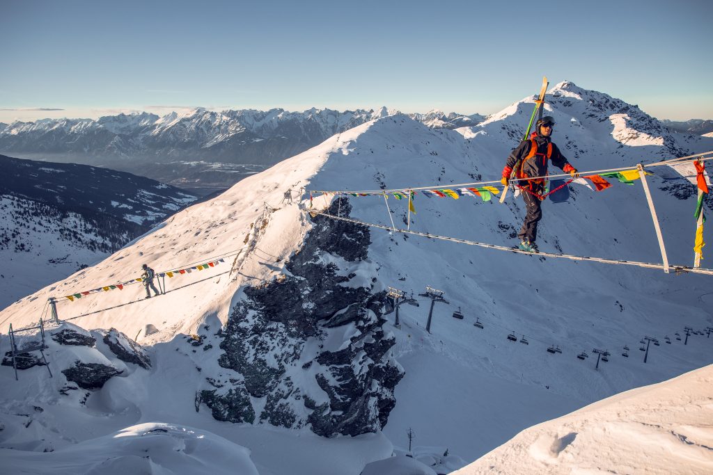 Fantastische Ausblicke beim neuen ganzjährigen Klettersteig Pfaffenbichl