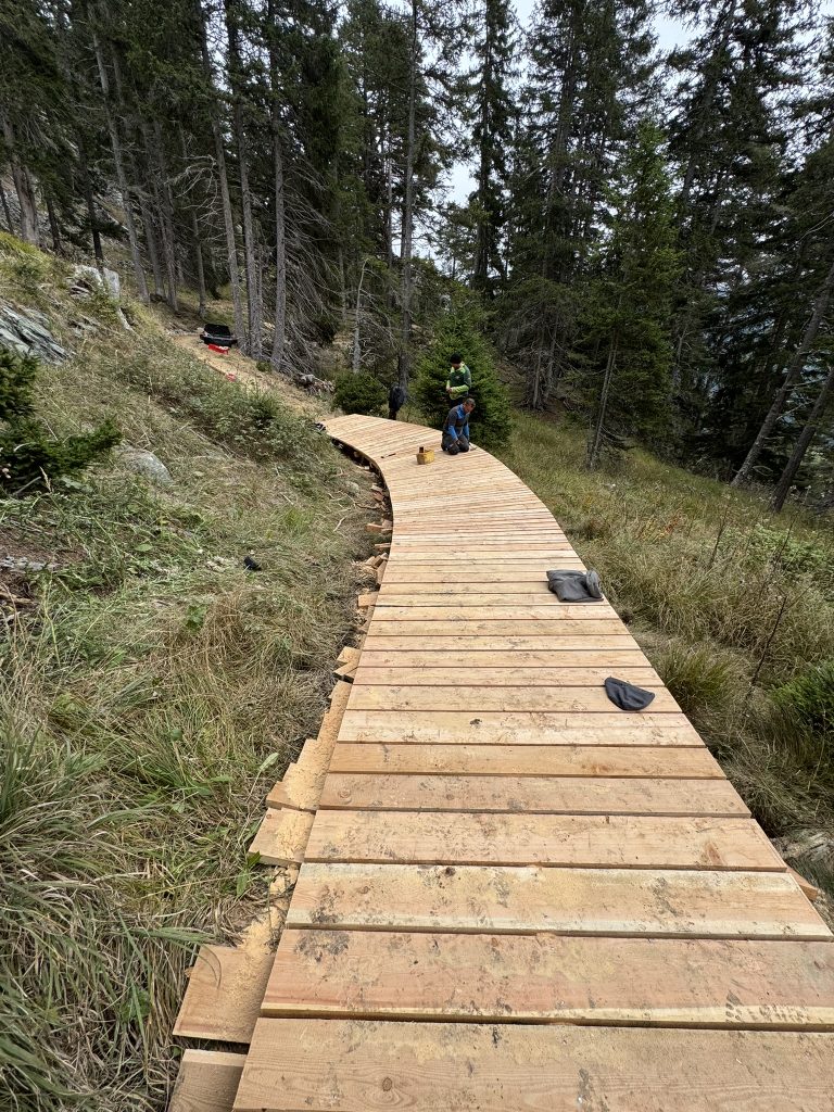 Am Mutzkopf im Tiroler Oberland entsteht der Moods Trail