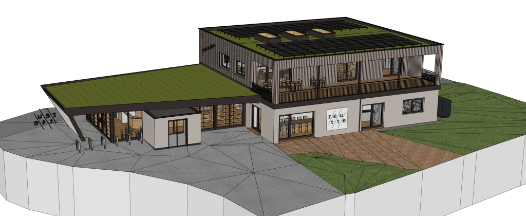 Neubau Ansicht außen seitlich