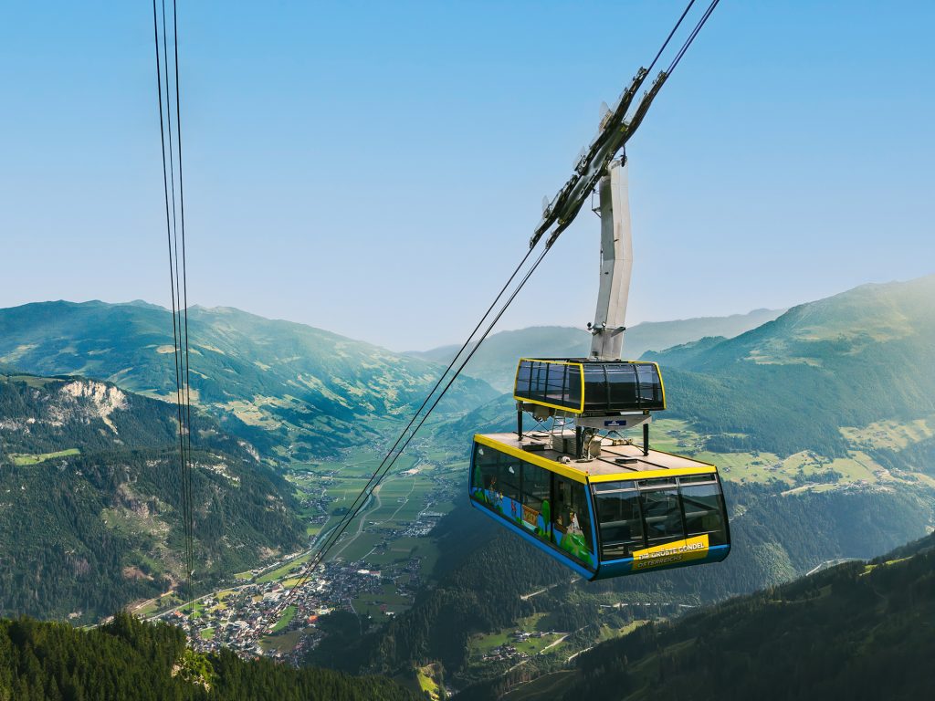 SkyRide in Mayrhofen: Open-Air-Gondel auf über 2.000 Metern