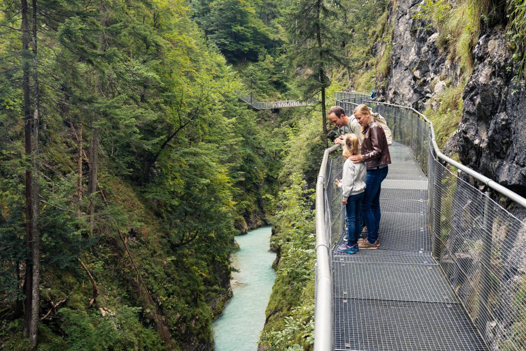 An easy family walk through the Leutasch Spirit Gorge