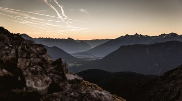 Sonnenaufgang in der Outdoorregion Imst