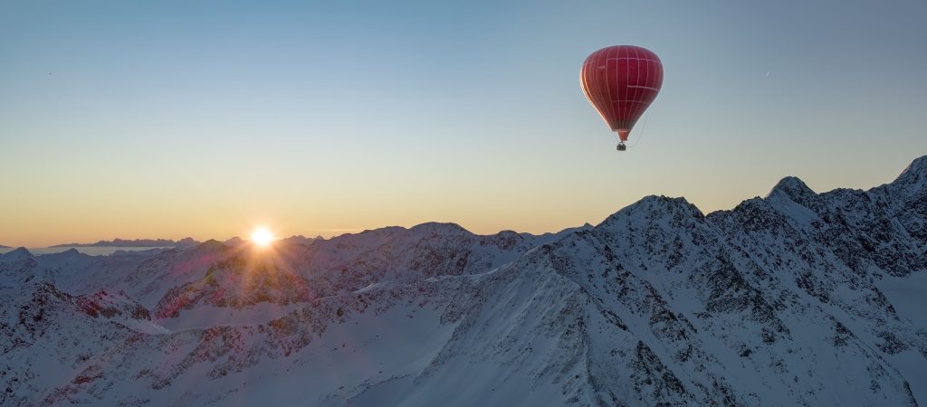 Ballonfahrt in Tirol