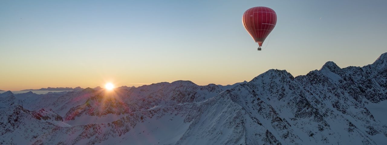 Ballonfahrt in Tirol